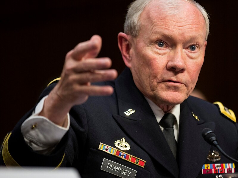 Generaal Martin Demspey, de stafchef van het Amerikaanse leger.