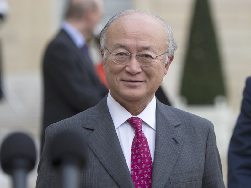Yukiya Amano, de baas van het IAEA.