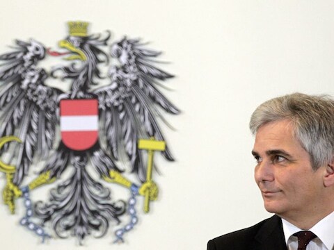 Oostenrijks kanselier Werner Faymann.