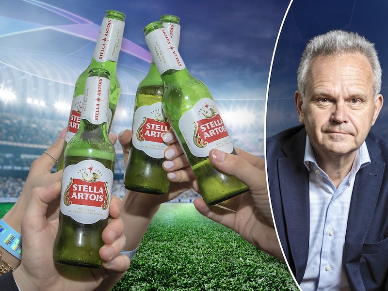 Stella wordt vanaf juli 2027 sponsor van de Champions League, Europa League en Conference League. Gino Van Ossel legt uit waarom voetbal en bier zo’n goede match zijn.