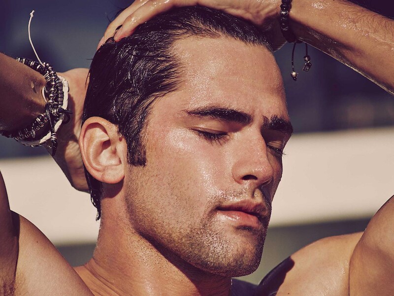 Sean O'Pry is het best betaalde mannelijke moment.