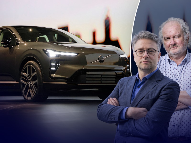 De nieuwe elektrische Volvo werd woensdag voorgesteld in het Zweedse Stockholm.