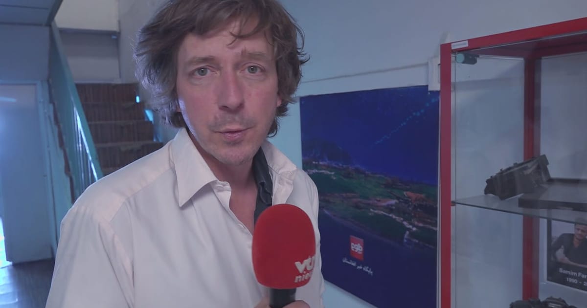 Robin Ramaekers bezoekt grootste televisiezender van Afghanistan ...
