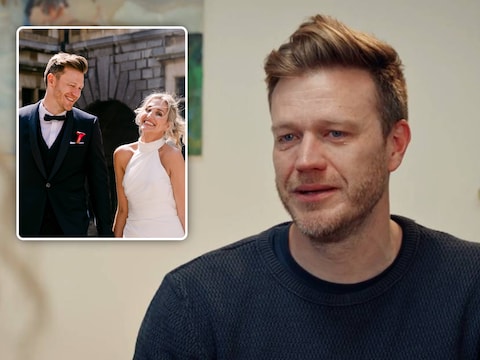 “Door die ene vraag kwamen opgekropte emoties naar boven”: Mattias (36) vertelt waarom hij zijn tranen niet kon bedwingen in ‘Blind getrouwd’