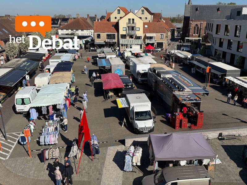 Dinsdagmarkt op het Sint-Maartensplein 