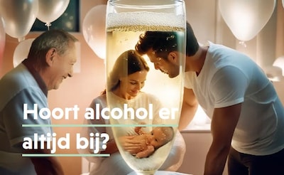 Hoort glaasje bubbels altijd bij kraambezoek? Druglijn wil u
