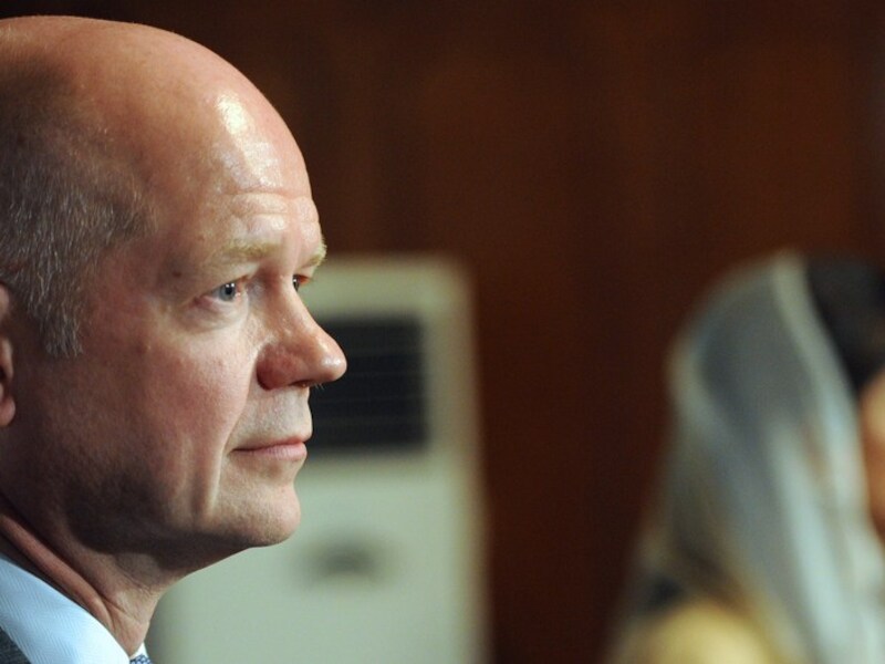 Brits minister van Buitenlandse Zaken William Hague.