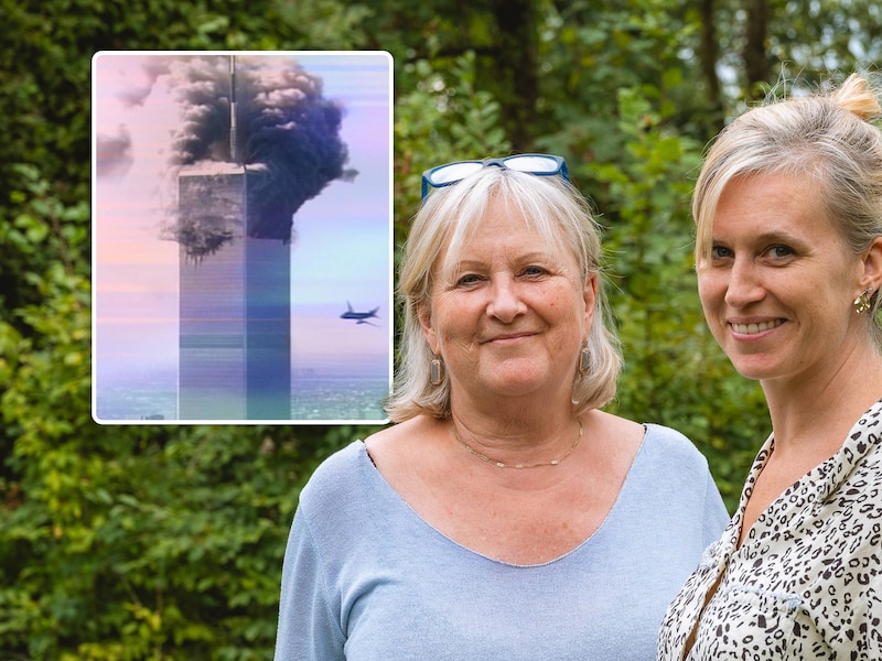 Julie (42) en haar mama Muriel maakten de aanslagen in New York mee: “Het gekrijs van de mensen, dat was misschien wel het ergste”