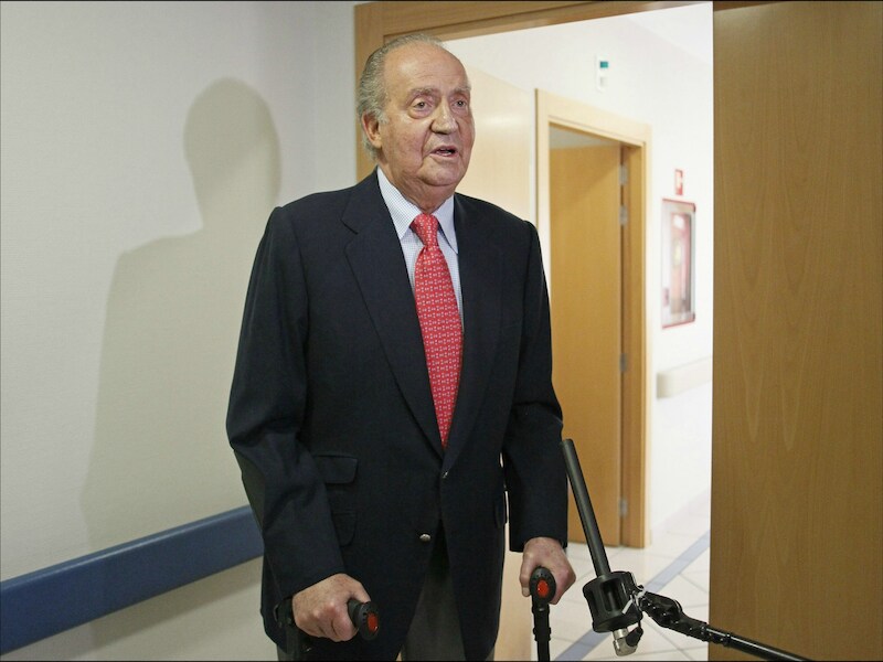 De Spaanse koning Juan Carlos I.