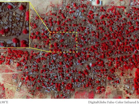 Terreurgroep Boko Haram heeft bij de aanvallen van vorige week op Baga en Doron de Nigeriaanse dorpen bijna volledig van de kaart geveegd. Dat meldde mensenrechtenorganisatie Amnesty International aan de hand van satellietbeelden.