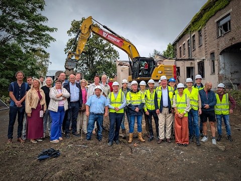 De bouw van de nieuwe brug tussen Lauwe en Wevelgem zal naar schatting 4 jaar duren