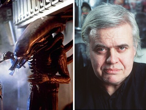 De creatie Alien uit de gelijknamige film van 1979 en Hans Giger