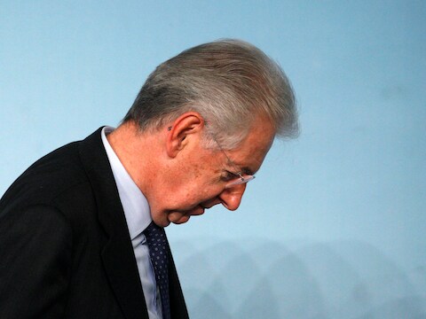 Premier Mario Monti kondigde het voorbije weekend aan dat hij nog deze maand wil opstappen.