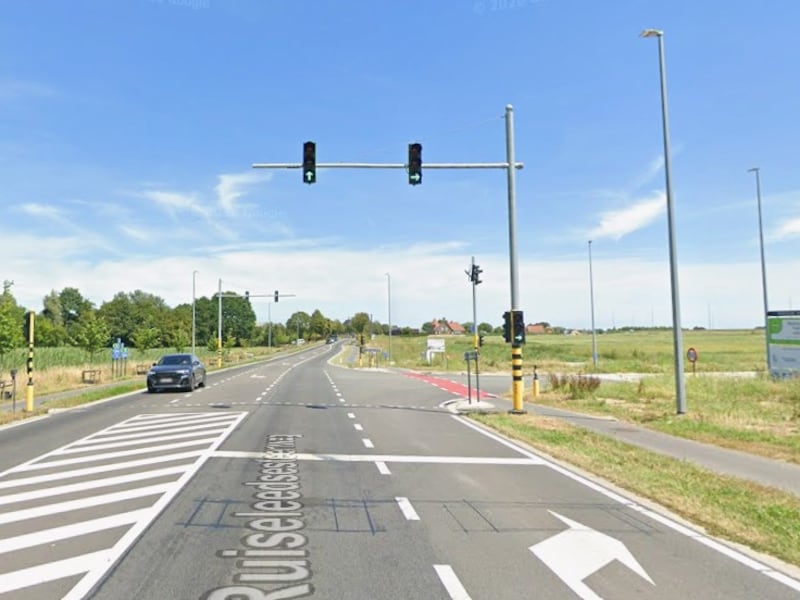 Verkeerslicht Ruiseleedsesteenweg wordt aangepast