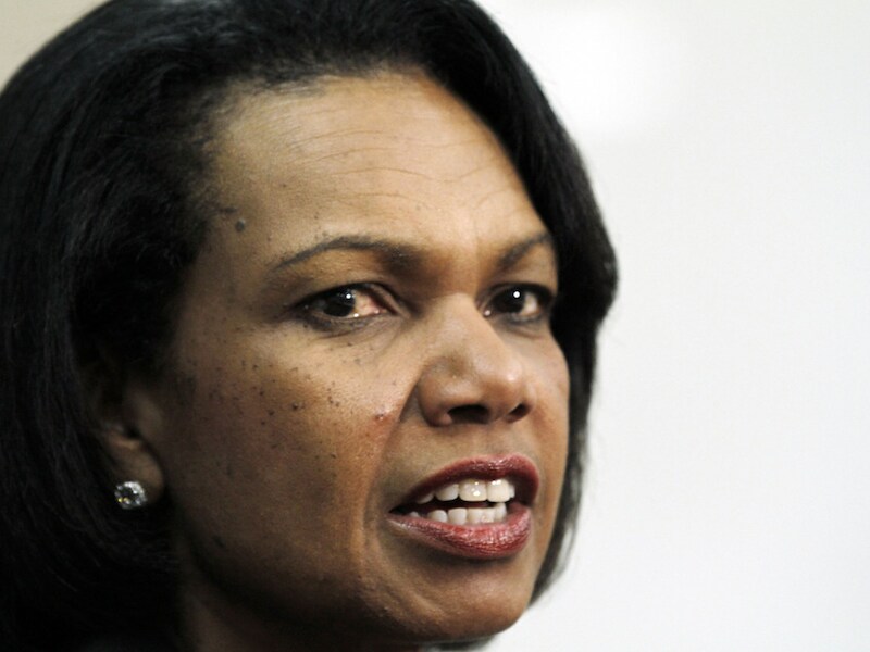 Condoleezza Rice.