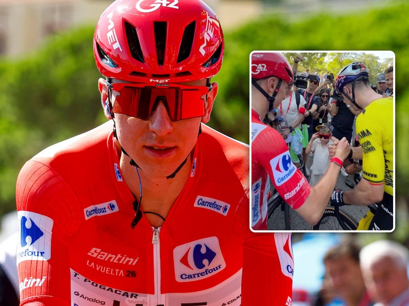 Waarom zelfs Wout van Aert blij is met een zonnebril van Tadej Pogacar: “Hij is zó goed dat hij niet meer als tegenstander wordt gezien”