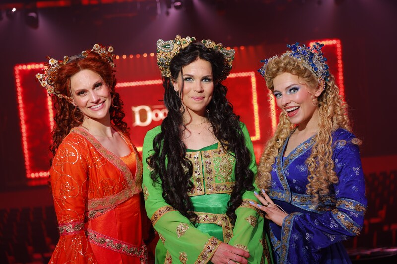 Hanne, Klaasje en Julia. 