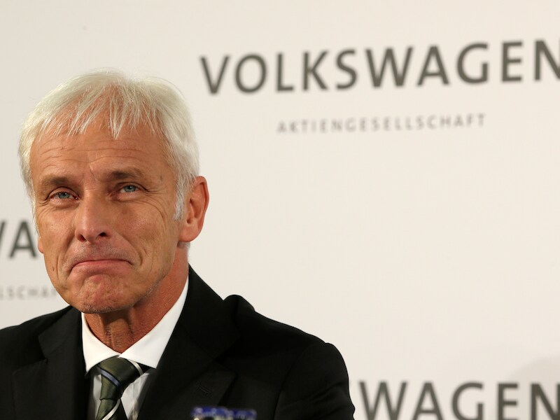 CEO van Volkswagen Matthias Müller.