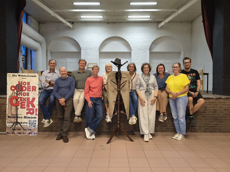 De cast van ‘Die Winterroose’ voor ‘Hoe Ouder Hoe Gekker!’