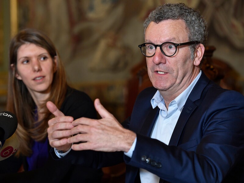 Yvan Mayeur en Els Ampe.