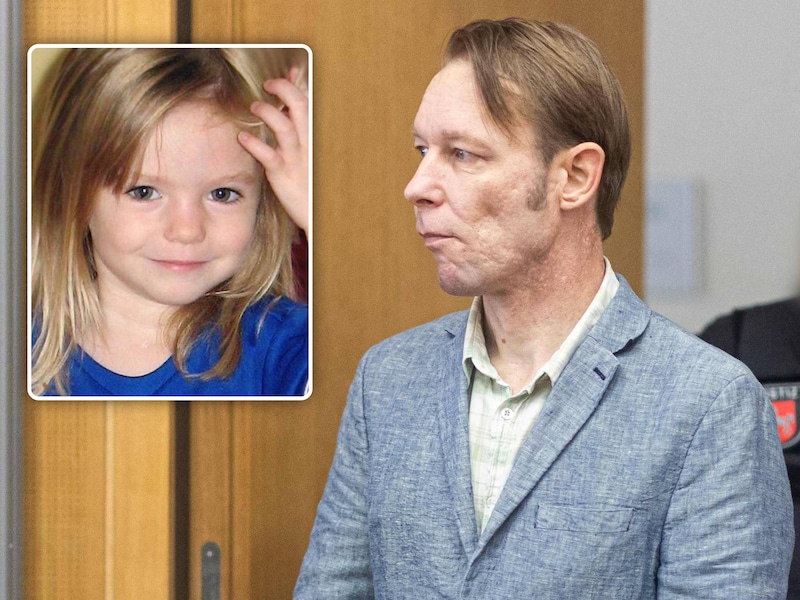 Hoofdverdachte Christian Brückner. Inzet: de Britse kleuter Madeleine McCann is officieel nog steeds vermist.