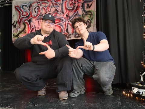 Rens Verlinden (links) en Tibo Vandervreken van Scratchwerk