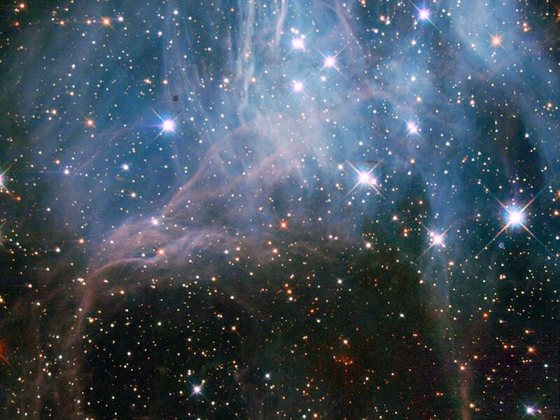 Een beeld, vastgelegd door de Hubble-telescoop.