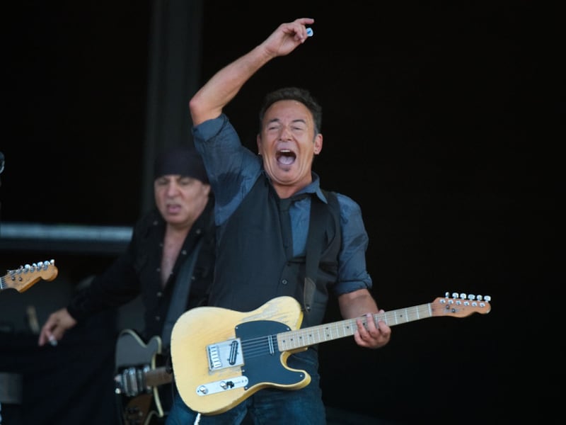 Bruce Springsteen afgelopen weekend op The Isle of Wight Festival.