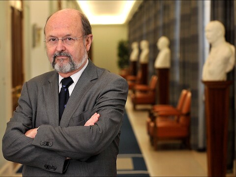 Luc Coene, gouverneur van de Nationale Bank.