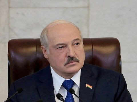 De Wit-Russische president Alexander Loekasjenko 
