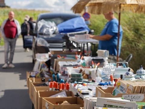 Rommel- en antiekmarkt in Moldergem.