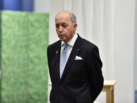 De Franse buitenlandminister Laurent Fabius.
