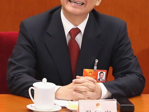 De Chinese premier Wen Jiabao.