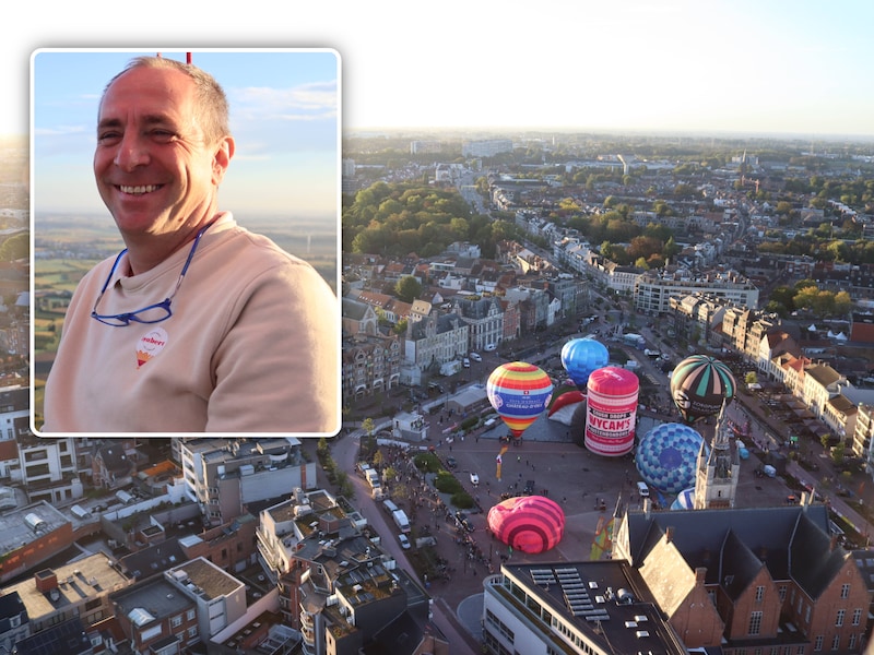 Ballonvaarder Filip (50) neemt ons mee vanop Grote Markt in Sint Niklaas tot Zeeland: “Al over de hele wereld gevlogen, maar de Vredefeesten blijven speciaal”