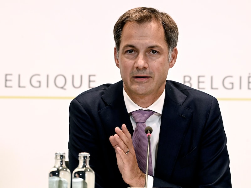 Premier Alexander De Croo.