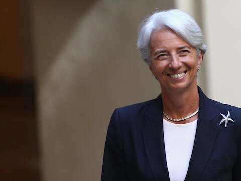 Christine Lagarde.