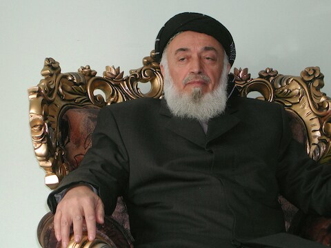 Burhanuddin Rabbani, hier in 2002.