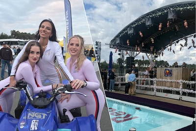 Welkom op Pitlane Paradise, het meest exclusieve plekje van de 24 Uur van Zolder: “Vuurspuwers, gierende banden en een buffet van 90 meter lang”