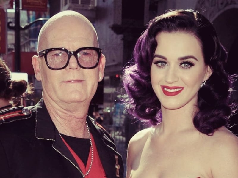 Katy Perry met haar vader, dominee Keith Hudson.