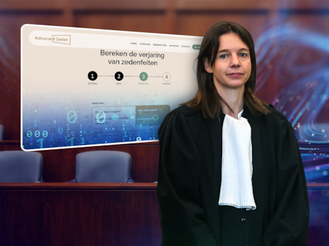 Advocaat Sanne De Clerck liet de ‘Verjaringstool’ ontwikkelen.