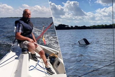 Frederik (58) redt het leven van drie kleine kinderen en vier volwassenen op Veerse Meer in Zeeland: “Ze lagen in het water te roepen om hulp”