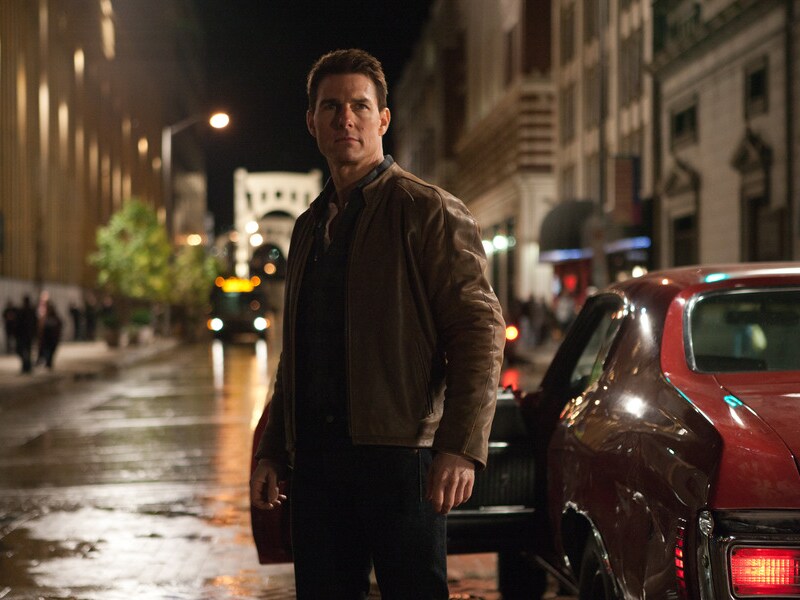 Tom Cruise in Jack Reacher.