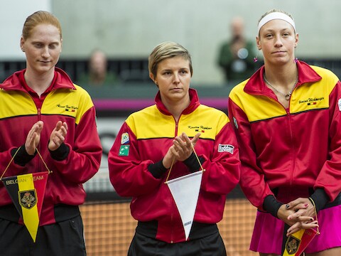 Van Uytvanck, Flipkens en Wickmayer.