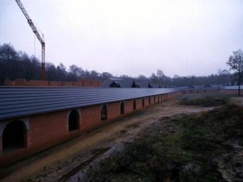 Het klooster in Opgrimbie (Maasmechelen), archieffoto uit 1998.