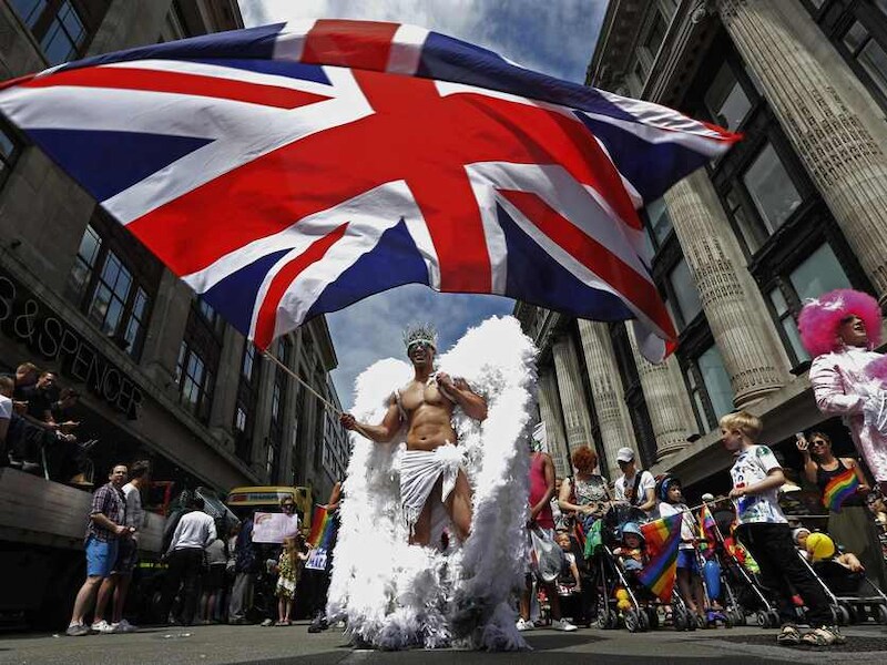 Archiefbeeld van de Londense Gay Pride.