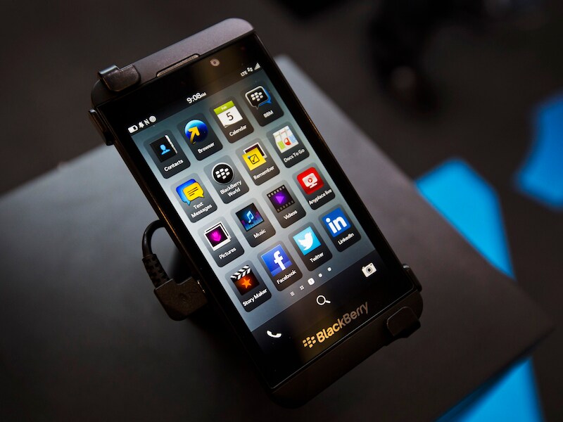 De nieuwe BlackBerry Z10.