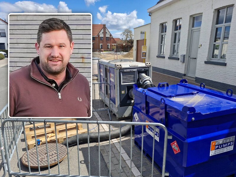 Aalterstraat in Ruiselede wordt na rioleringsblunder eind augustus of begin september opnieuw open gegooid