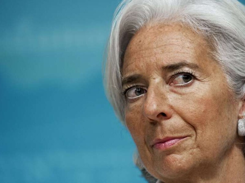 Directeur van het IMF, Christine Lagarde.