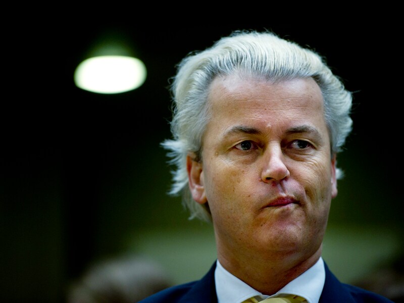 De Nederlandse PVV-politicus Geert Wilders.