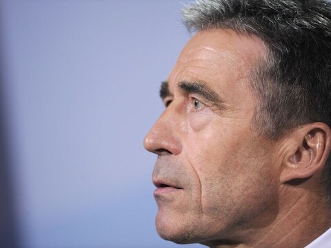 Anders Fogh Rasmussen, secretaris-generaal van de NAVO.